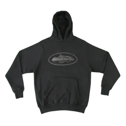 Corteiz Alcatraz Hoodie Black