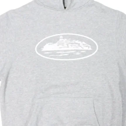 Corteiz Alcatraz Hoodie Grey