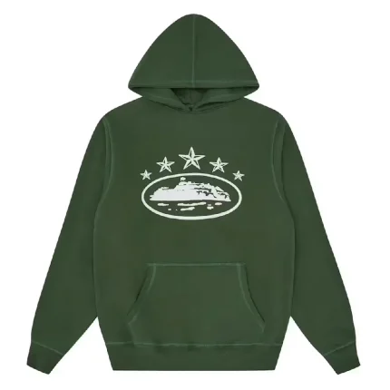 Corteiz Green Alcatraz Hoodie