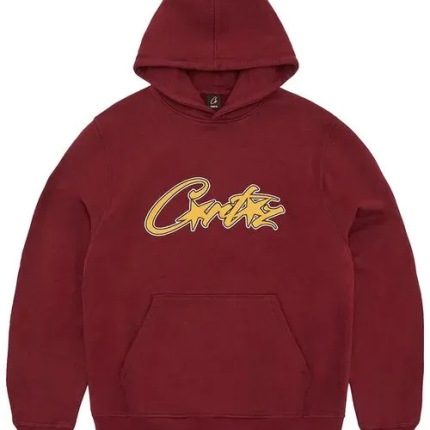 Corteiz Allstarz Hoodie Maroon